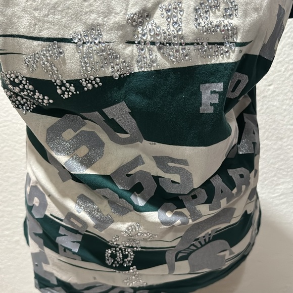 Michigan State novelty v neck tee shirt from Emerson - Picture 3 of 4